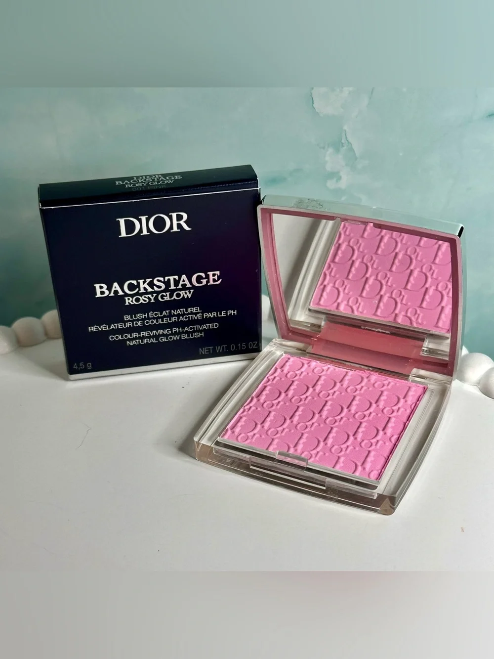 Dior BACKSTAGE Rosy Glow Blush #001 PINK - Color-Awakening Universal Blush, NIB